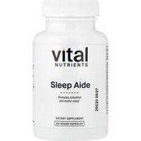 Vital Nutrients, Miego priemonė, 60 veganiškų kapsulių