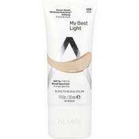 Almay, „Smart Shade“, odos atspalvį atitinkantis makiažo pagrindas, SPF 15, 100 „My Best Light“, 30 ml