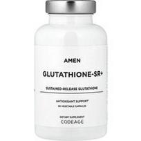 Codeage, Amen, Glutationas-SR+, 60 augalinių kapsulių (250 mg vienoje kapsulėje)