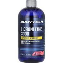 BodyTech, L-karnitinas 3000, saldainių punšas, 709 ml (24 skysčio uncijos)