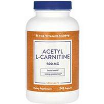 The Vitamin Shoppe, Acetil-L-karnitinas, 500 mg, 240 kapsulių