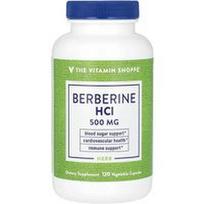 The Vitamin Shoppe, Berberino HCl, 500 mg, 120 augalinių kapsulių