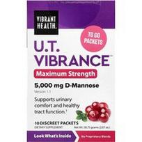 Vibrant Health, UT Vibrance™, 10 diskretiškų pakelių po 0,207 uncijos (5,875 g)
