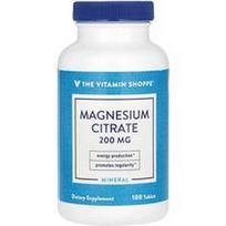 The Vitamin Shoppe, Magnio citratas, 200 mg, 100 tablečių