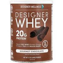Designer Wellness, Dizainerio išrūgos, natūralūs 100% išrūgų baltymų milteliai, gurmaniškas šokoladas, 12 oz (340 g)