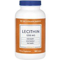 The Vitamin Shoppe, Lecitinas, 1200 mg, 180 minkštųjų kapsulių