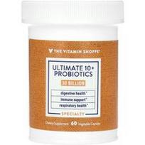 The Vitamin Shoppe, 10+ geriausių probiotikų, 30 milijardų KFV, 60 augalinių kapsulių