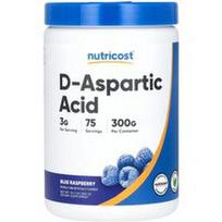 Nutricost, D-asparto rūgštis, mėlynųjų aviečių, 300 g