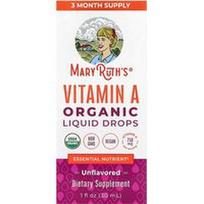 MaryRuth's, Organiniai vitamino A skystieji lašai, be skonio, 30 ml (1 fl oz)