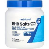 Nutricost, BHB druskos, goBHB®, be skonio, 0,97 svaro (442 g)