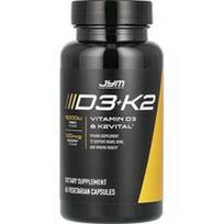 JYM Supplement Science, D3+K2, 60 vegetariškų kapsulių