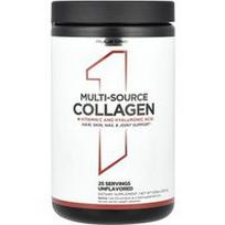 Rule One Proteins, Įvairių šaltinių kolagenas + vitaminas C ir hialurono rūgštis, be skonio, 9,26 uncijos (262,5 g)