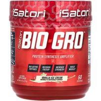 Isatori, „Bio-Gro“, baltymų sintezės stiprintuvas, vaniliniai ledai, 114 g
