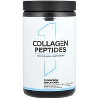 Rule One Proteins, Kolageno peptidai + vitaminas C ir hialurono rūgštis, be skonio, 9,26 uncijos (262,5 g)