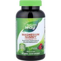 Nature's Way, Magnio guminukai, mišrių uogų skonio, 100 mg, 90 guminukų