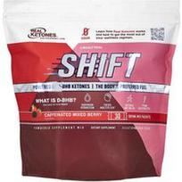 Real Ketones, „Shift“, kofeino turinčių mišrių uogų skonio, 30 pakelių po 0,26 uncijos (7,3 g)