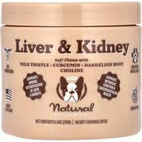 Natural Dog Company, Kepenims ir inkstams, šunims, visoms amžiaus grupėms, 90 minkštų kramtomųjų kąsnelių, 9,5 uncijos (270 g)
