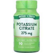 Nature's Truth, Kalio citratas, 275 mg, 90 greito atpalaidavimo kapsulių