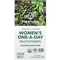 PlantFusion, Moterims skirtas multivitaminas „Vienas per dieną“, ekologiškas veganiškas, 30 veganiškų tablečių