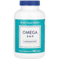 The Vitamin Shoppe, Omega 3-6-9, 240 minkštųjų kapsulių