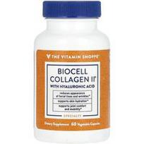 The Vitamin Shoppe, „BioCell“ kolagenas II su hialurono rūgštimi, 60 augalinių kapsulių