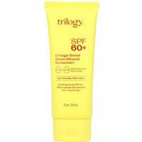 Trilogy, Skaidrus mineralinis apsauginis kremas nuo saulės „Omega-Boost“, SPF 60+, 75 ml