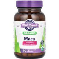 Oregon's Wild Harvest, Organinė maka, 90 ekologiškų veganiškų kapsulių (615 mg vienoje kapsulėje)