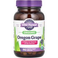 Oregon's Wild Harvest, Organinės Oregono vynuogės, 90 ekologiškų veganiškų kapsulių (380 mg vienoje kapsulėje)