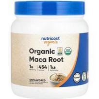 Nutricost, Organinė maca šaknis, be skonio, 454 g