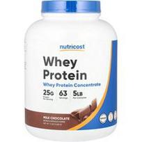 Nutricost, Išrūgų baltymų koncentratas, pieniško šokolado skonio, 5 svarai (2268 g)