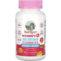 MaryRuth's, Moterų 40+ multivitaminų guminukai su skaistuolių medžio uogomis, limonadu, 60 guminukų