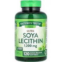 Nature's Truth, Ultra sojų lecitinas, 1200 mg, 120 greito atpalaidavimo minkštųjų kapsulių