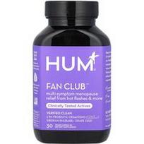 HUM Nutrition, „Fan Club™“, pagalba nuo daugelio menopauzės simptomų, 30 veganiškų kapsulių
