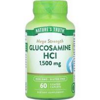 Nature's Truth, Gliukozamino HCl, Mega stiprumo, 1500 mg, 60 dengtų tablečių