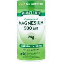 Nature's Truth, Koncentruotas magnis, 500 mg, 90 greito atpalaidavimo kapsulių
