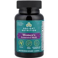 Ancient Nutrition, Fermentuotas multivitaminas moterims, 60 kapsulių