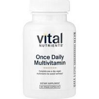 Vital Nutrients, Kartą per dieną vartojamas multivitaminas, 60 veganiškų kapsulių