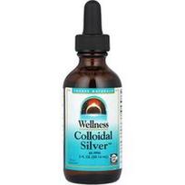 Source Naturals, „Wellness“ koloidinis sidabras™, 45 PPM, 59,14 ml (2 skysčio uncijos)