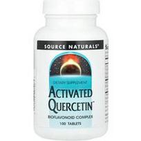 Source Naturals, Aktyvuoto kvercetino™ bioflavonoidų kompleksas, 100 tablečių