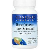 Planetary Herbals, Kaštonų venų stiprumo™ tabletės, 42 tabletės