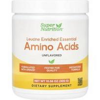 Super Nutrition, Leucinu praturtintos nepakeičiamos aminorūgštys su L-leucinu, L-lizinu, L-treoninu ir L-izoleucinu, be skonio, 300 g (10,58 uncijos)