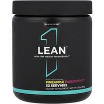 Rule One Proteins, Lean™, nestimuliuojamas svorio valdymas, ananasų ir pasiflorų skonio, 180 g