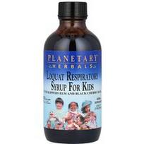 Planetary Herbals, Vaikams skirtas kvėpavimo takų sirupas „Loquat“, 118,28 ml