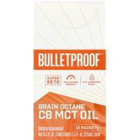 BulletProof, „Brain Octane® C8 MCT“ aliejus, 15 pakelių po 15 ml (0,5 fl oz)