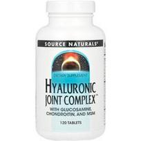 Source Naturals, Hialurono rūgšties sąnarių kompleksas™, 120 tablečių