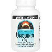 Source Naturals, Ubiquinol CoQH, 100 mg, 60 minkštųjų gelių