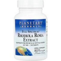 Planetary Herbals, „Full Spectrum™“ rožinės rodiolės ekstraktas, 120 tablečių (327 mg vienoje tabletėje)