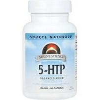 Source Naturals, „Serene Science®“, 5-HTP, 100 mg, 60 kapsulių