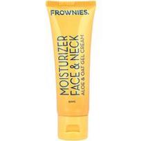 Frownies, Drėkinamasis kremas, veido ir kaklo, alavijo ir avižų gelinis kremas, 50 ml