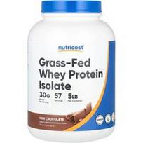 Nutricost, Žole šertų karvių išrūgų baltymų izoliatas, pieniško šokolado skonio, 5 svarai (2268 g)